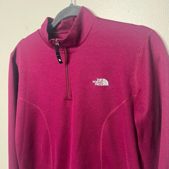 The North Face Flight Series Purple Burgundy 1/2 zip pullover Sz L - Picture 3 of 10